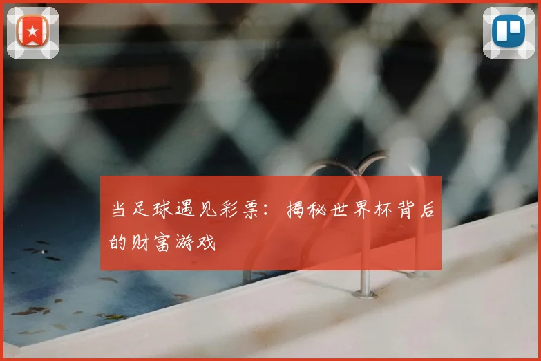 当足球遇见彩票：揭秘世界杯背后的财富游戏